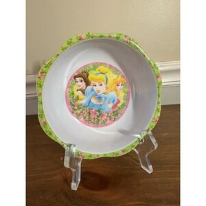 Zak Designs Cinderella Melamine Bowl Children Kids 3 Plus Years